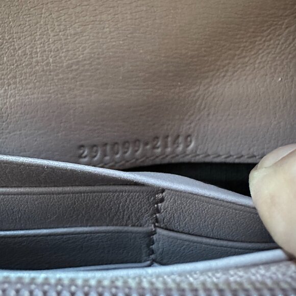 Gucci Canvas Signature Lilac Purple Long Wallet 231099-2149 - Picture 8 of 14